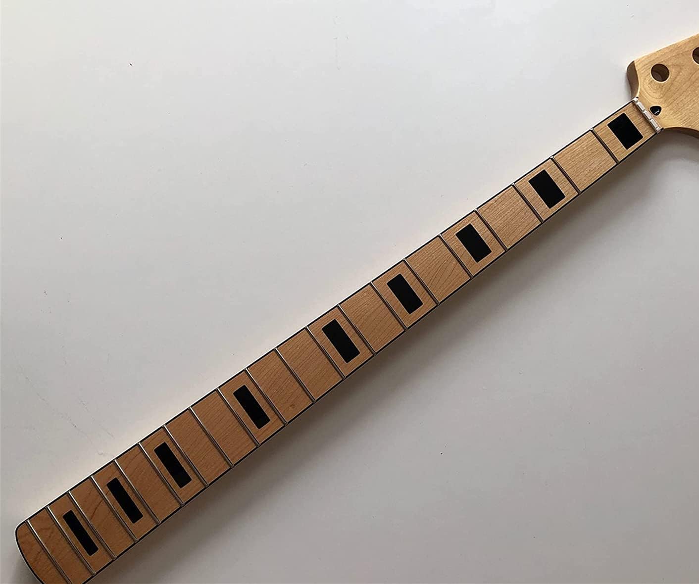 4 String Electric guitar bass neck 20fret 34inch Maple Fingerboard Block Inlay Nut 38 mm.Gloss