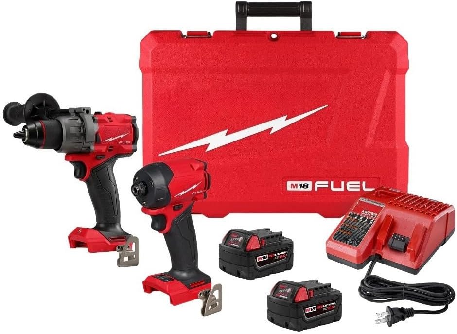 Type:Combo Kits Suitable For Milwaukee 3799-22 M18 FUEL 18V 2-Tool Cordless Li-Ion Combo Kit w/AUTOSTOP