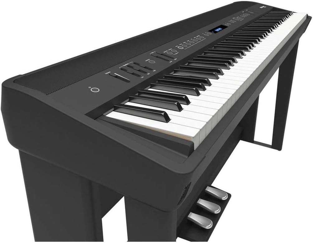 Roland FP-90 88-key Premium Portable Digital Piano with Bluetooth MIDI/Audio, Hammer-Action Keyboard with Hybrid Wood Keys and Multi-channel Speaker System