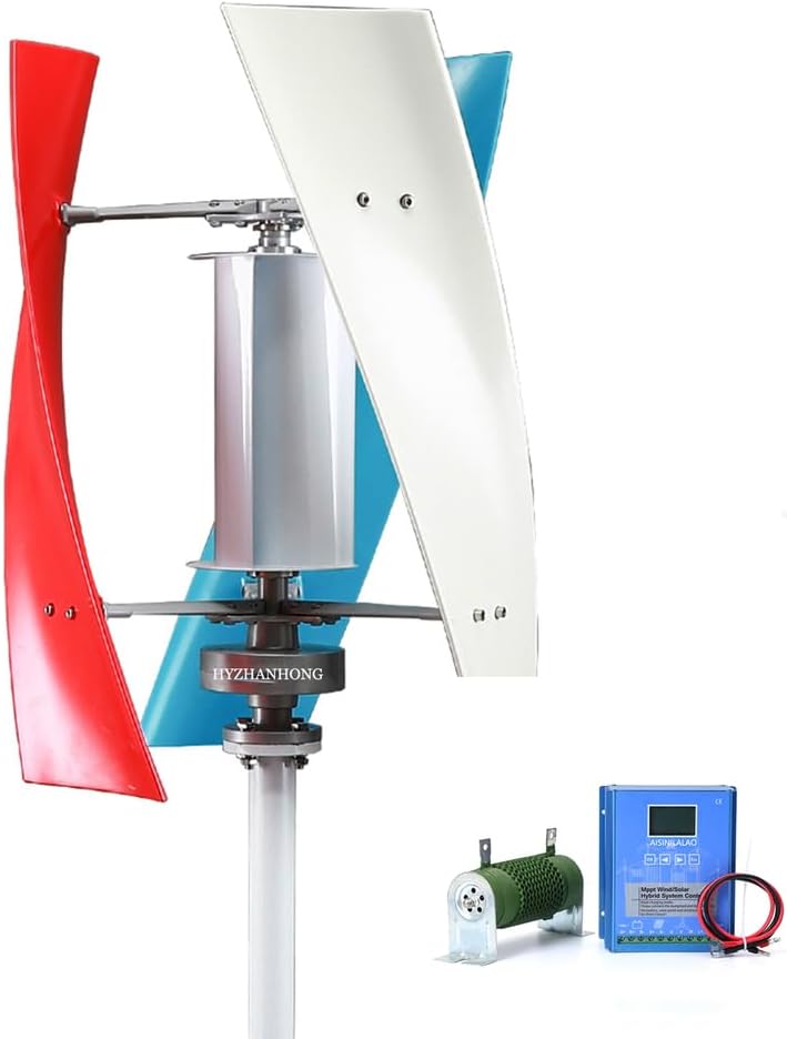 10000W 12V 24V 48V Vertical Wind Power Turbine Generator with Mppt Charge Controller Low Noise Windmill Magnetic Dynamo for Home Farm