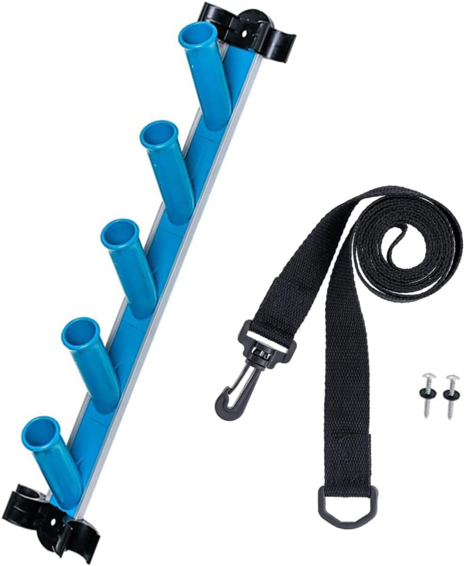 1set Pool Cleaning Tool Rack Storage Stand for Pool Cleaning Accessories Convenient Hanging Organizer for Skimmers Brushes and Vacuum Random Color