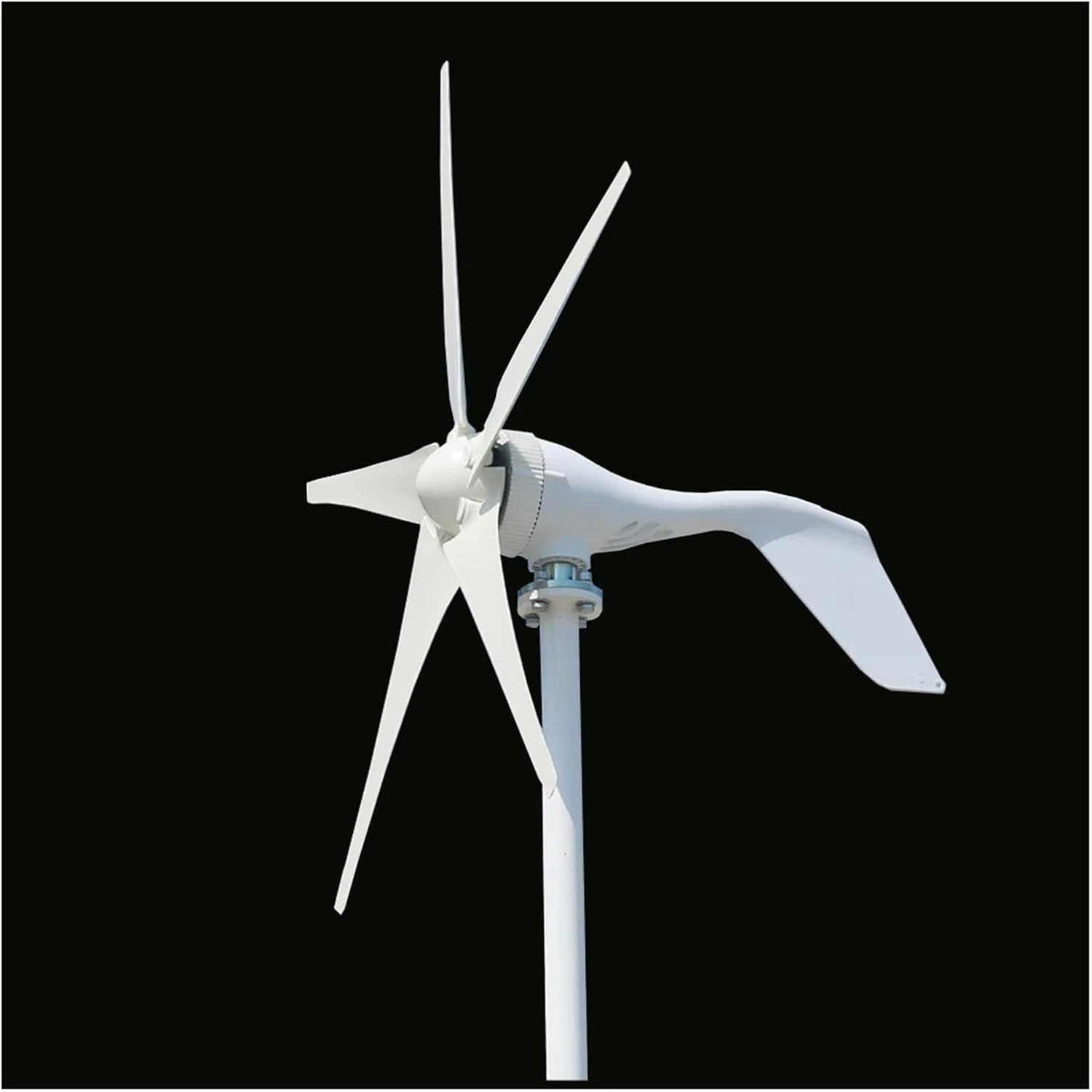 Wind Turbine Generator Kit, Wind Turbine Nerator 400w 600w 12v 24v 48V 5 Blades Small Windmills Wind Power Horizontal for Homeuse for Hybrid Solar Wind System(48V)