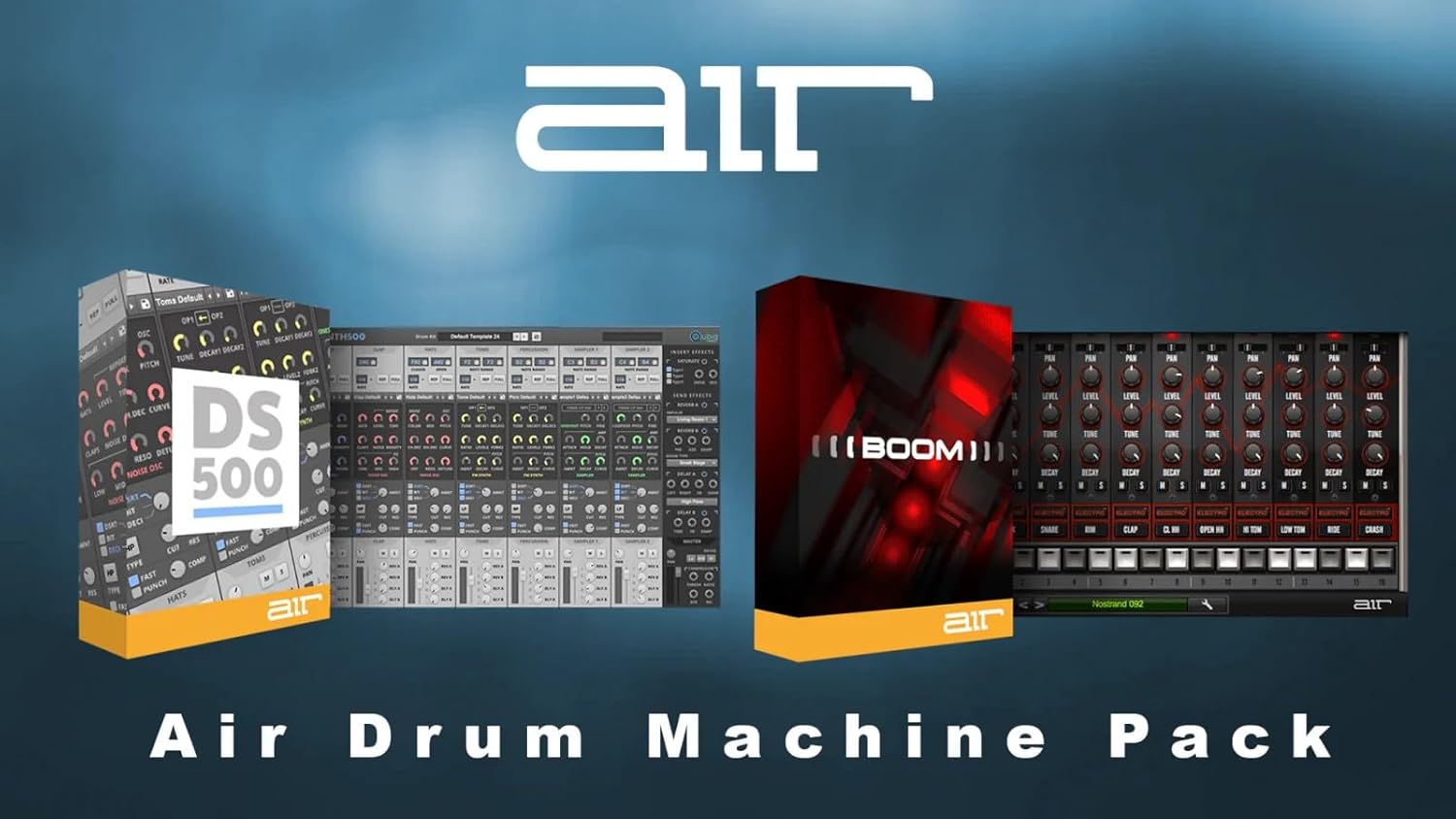 AIR Drum Machine Pack - The Ultimate Drum Machine Plugin Bundle (Download Card)