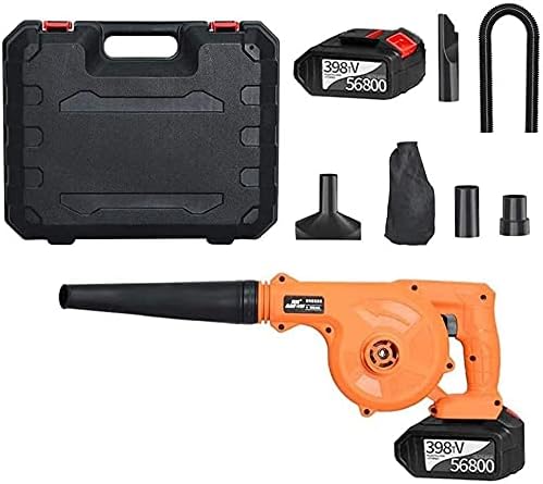 Convenient 2-in-1 Cordless Blower Handheld Leaf Blower Vacuum Cleaner Cordless Air Turbine Garden Leaf Blower for Home Cleaning/Battery*1/528Tv (Battery*1 528Tv)