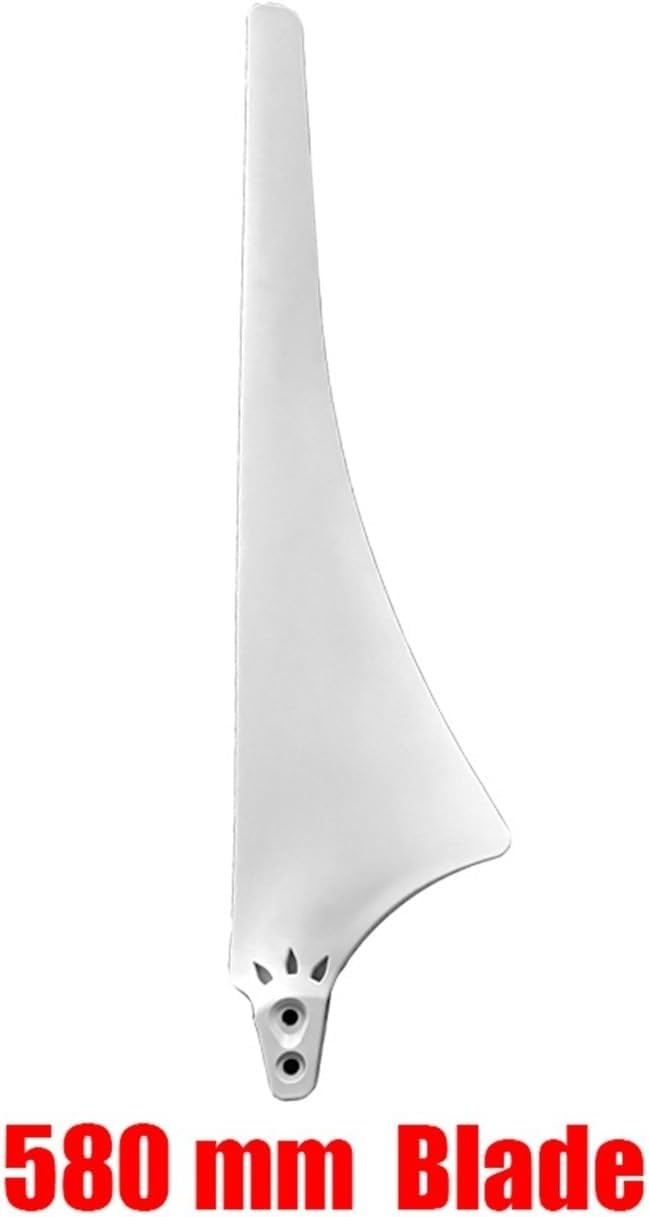 DIY Wind Turbine Blades With Hub And Cover, 580/630mm 3-Pack, Accessories For 3-Blade Horizontal Wind Turbines And Small Windmills(630mm)