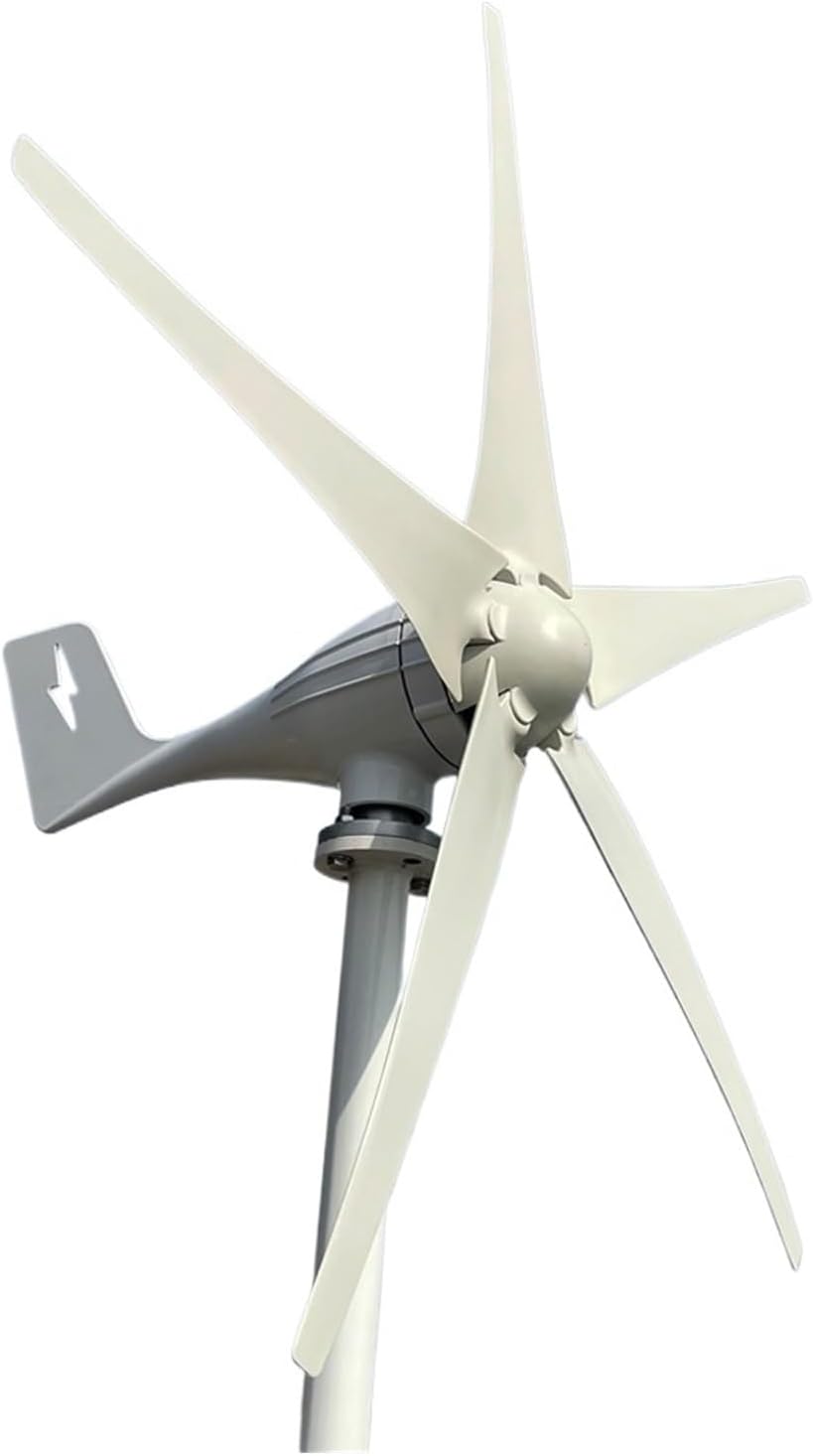 Wind Turbines, The Horizontal Axis 3000W 5 Blades Windmill 12V 24V 48V Wind Power Small Wind Turbine Generator for Home Use(48V)