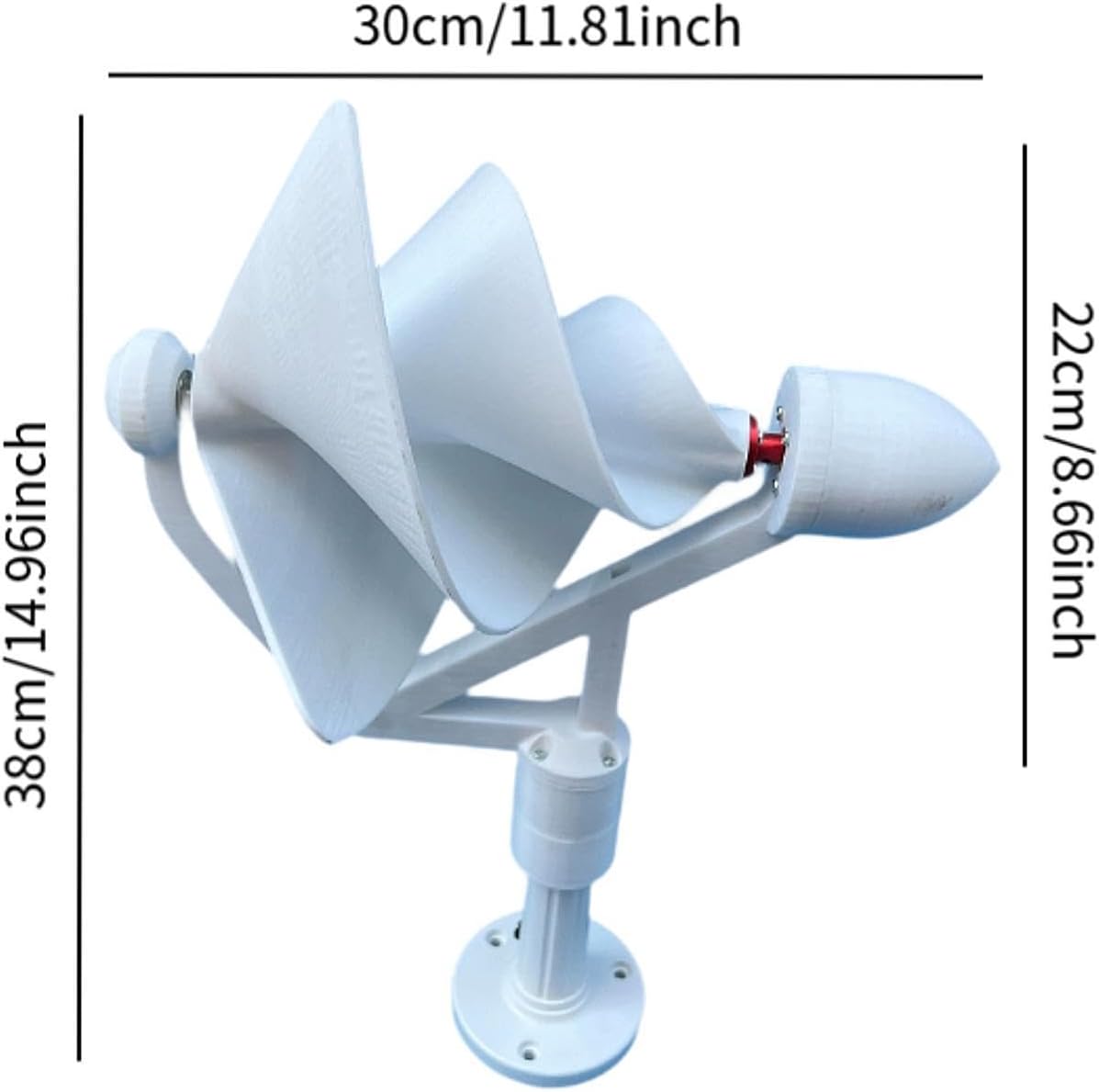 Spiral Wind Turbine Generator High Efficiency for Industrial RV School