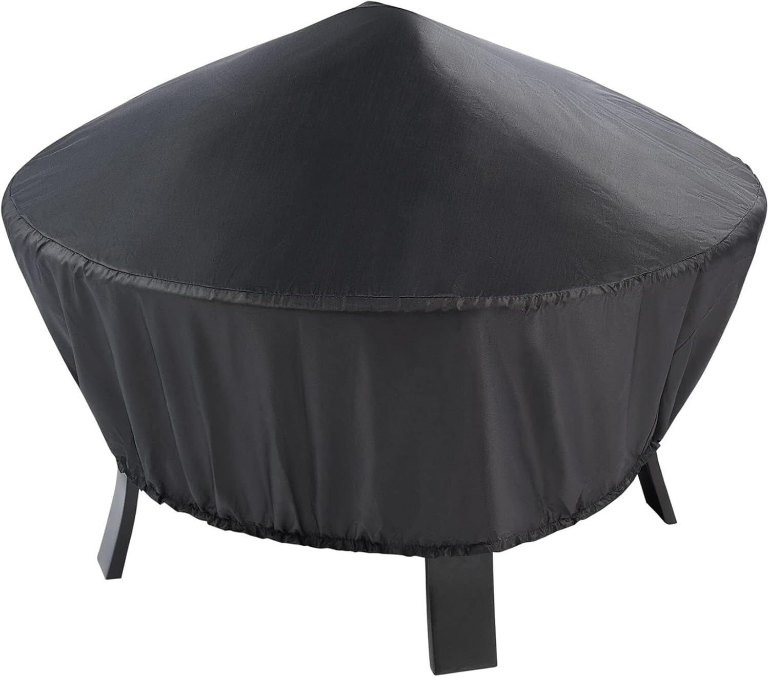 26 Inch Portable Fire Pit for Outside - Wood Burning Steel Firepit with Log Grate & Poker for Camping, Patio, Backyard and Outdoor Gatherings