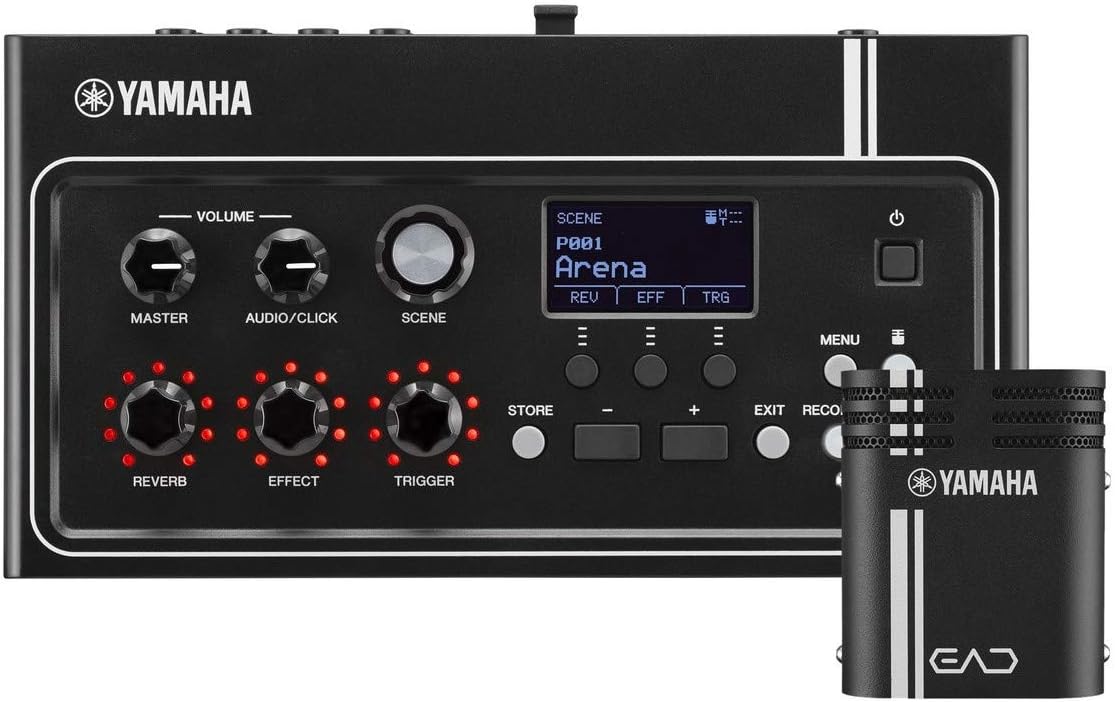 Yamaha EAD10 Electronic-Acoustic Drum Module with Stereo Microphone and Trigger,Black