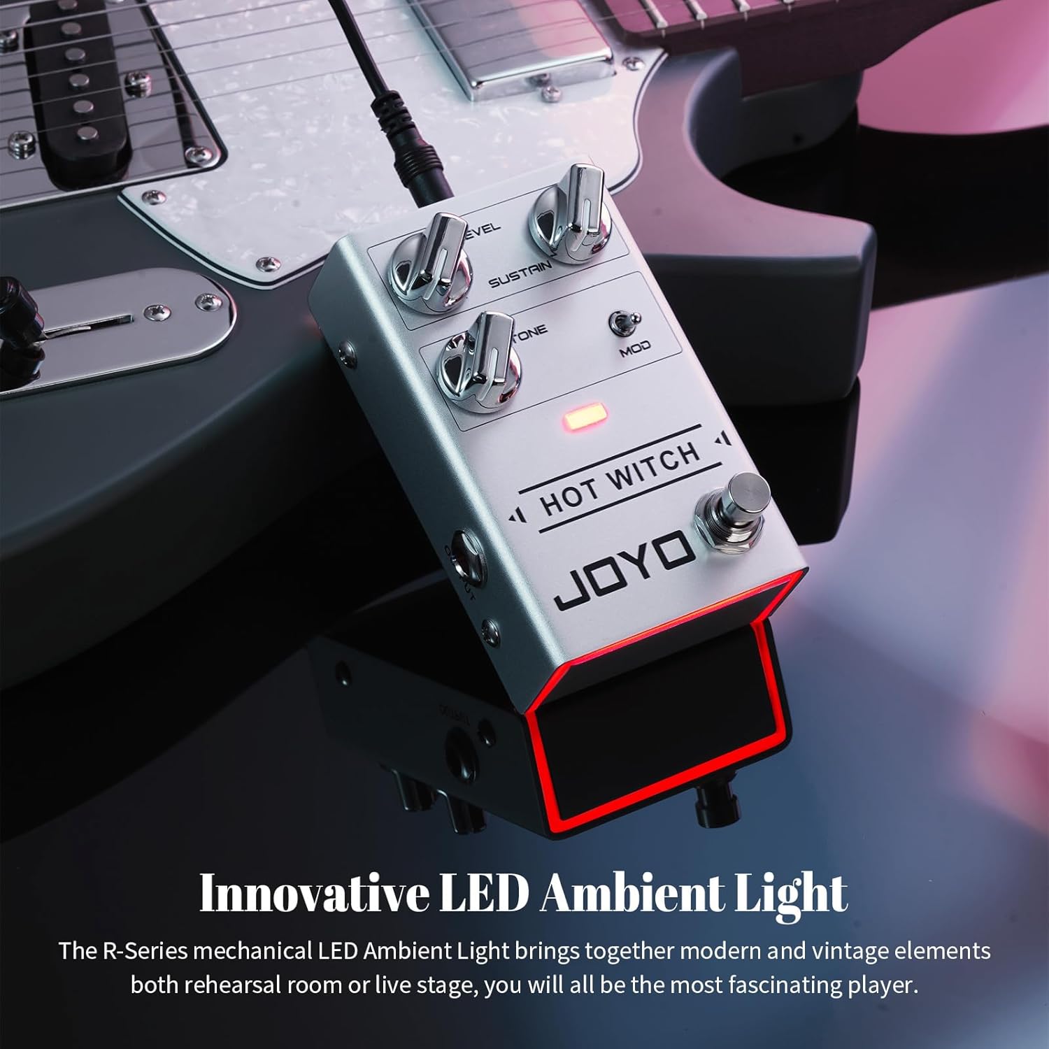 JOYO R-25 Fuzz Pedal Multiple Fuzz Effects Guitar Pedal and JA-02 II Black 5W Mini Guitar Amplifier