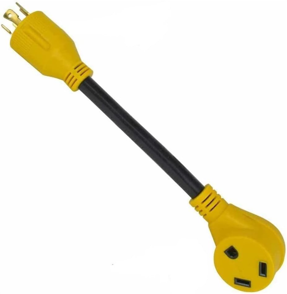 ARC-POWER for Generator 30 Amp Male Plug L14-30P to 30 Amp Female for NEMA Cord Adaptor Adapter