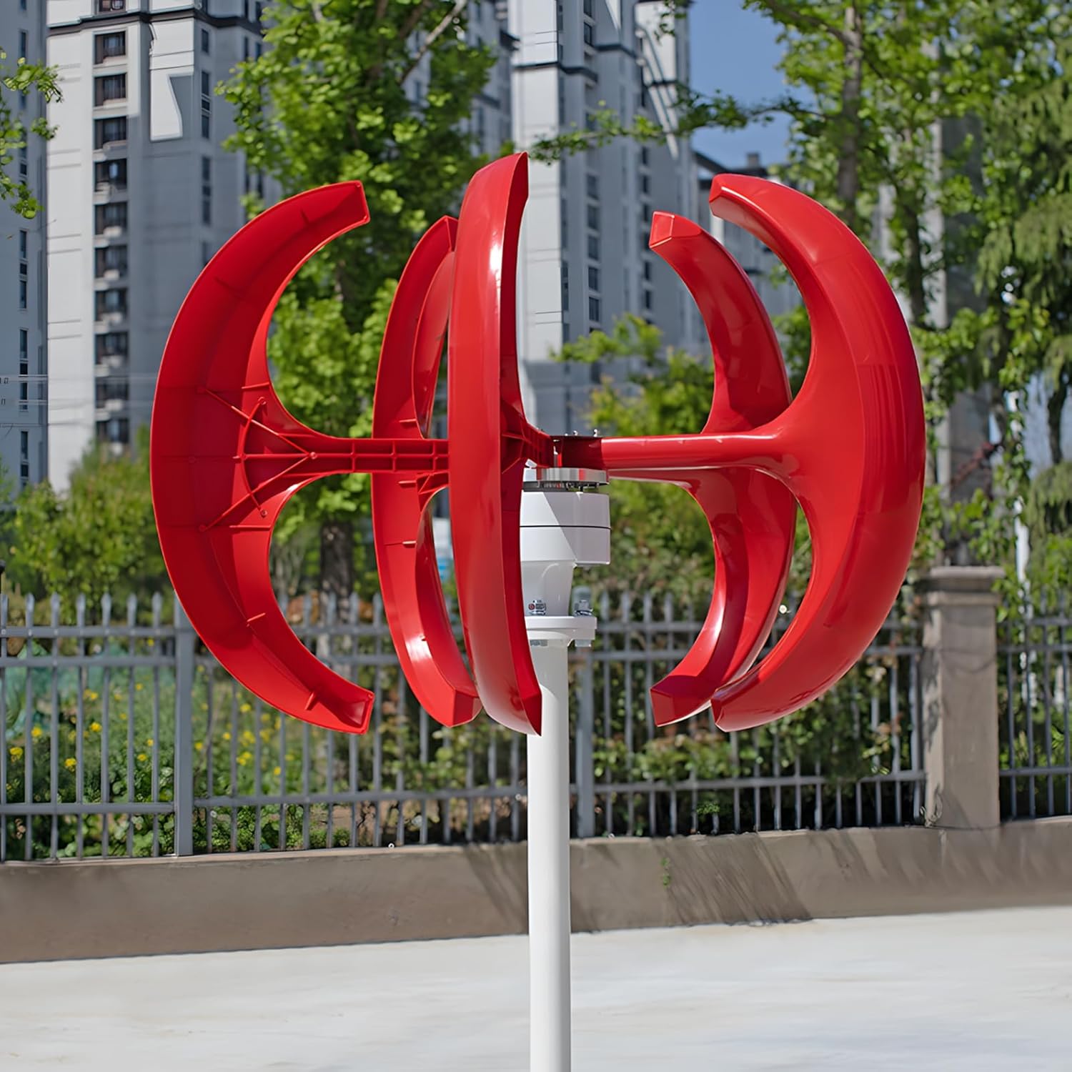 800W Home Wind Turbine Kit, 12V/24V Home Wind Generator, 2.5m/s Start-Up Wind Speed, Adjustable Wind Direction, Suitable for Farms, Gardens, RVs, and Boats