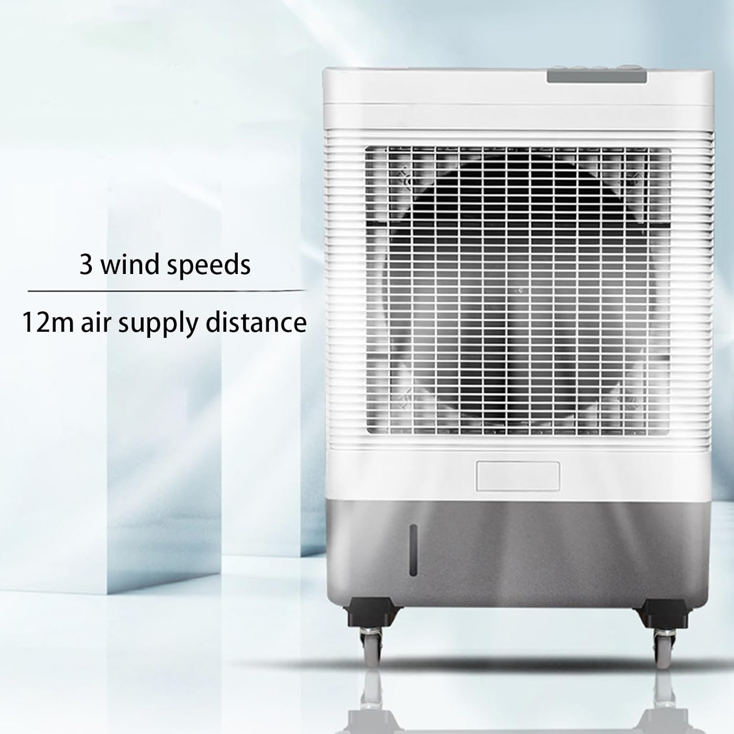 Portable Air Conditioners, Evaporative Air Cooler with 3 Speeds and Extra Large Water Tank, Quiet Swamp Cooler for Room Office