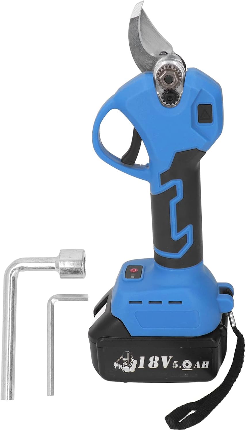 EVTSCAN Cordless Electric Pruning Shear, Low Noise Ergonomic Handle High Carbon Steel Tree Branches Cutter, for BL1815 BL1820, 18V