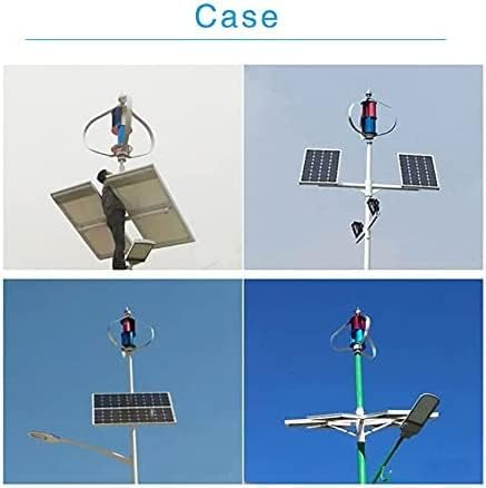 CAJUCA 600W Free Energy Generator Wind Power Mill Vertical Axis Low Start Up Wind Speed Efficient for Home Wind Turbine