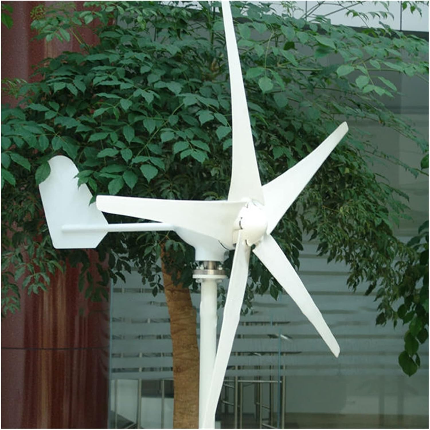 Wind Generator, 800w Wind Generator Kit 12v 24v 48v Wind Turbine Generator Hydro Generator 3/5 Blades With 800w Waterproof Charge Controller Kits ,for Home, Farm, RVs, Boats(800w 5 Blades,MPPT CONTROL