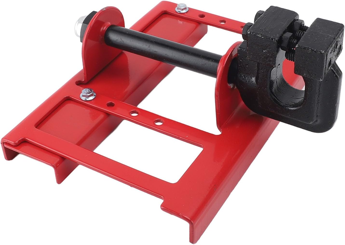 Wood Cutting, Compact Chainsaw Attachment, Guided Iron for Woodworking (Red)