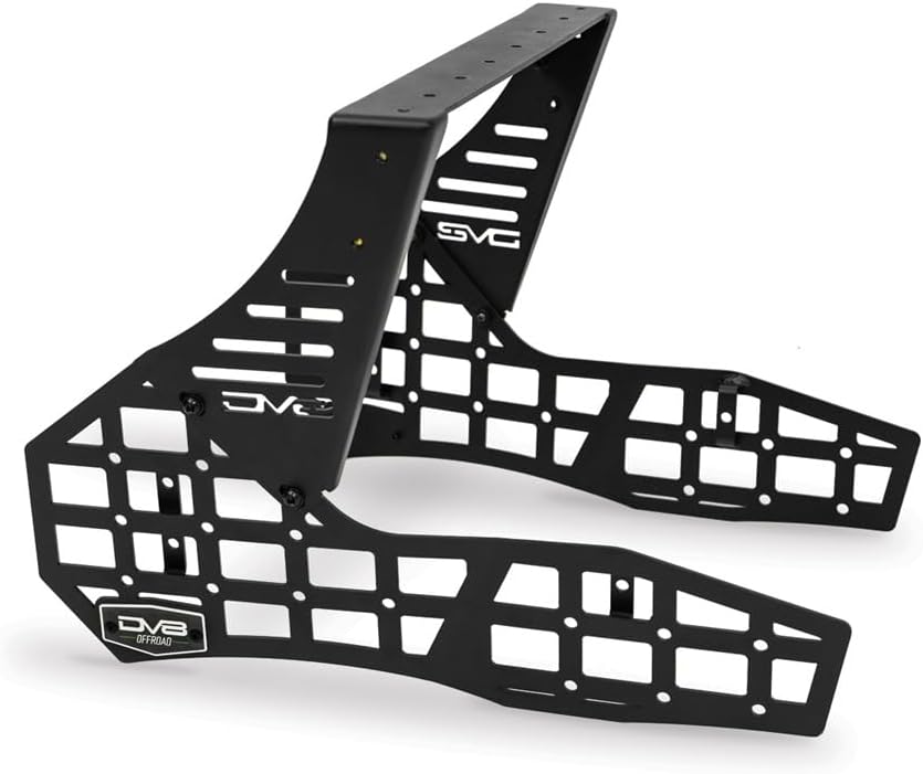 Center Console Molle Panels & Device Mount for 2016-2023 Toyota Tacoma 3rd Gen | Mount for Cell Phone, GPS, Radio, & Other Accessories | Automatic & Manual Transmissions | DV8 Offroad