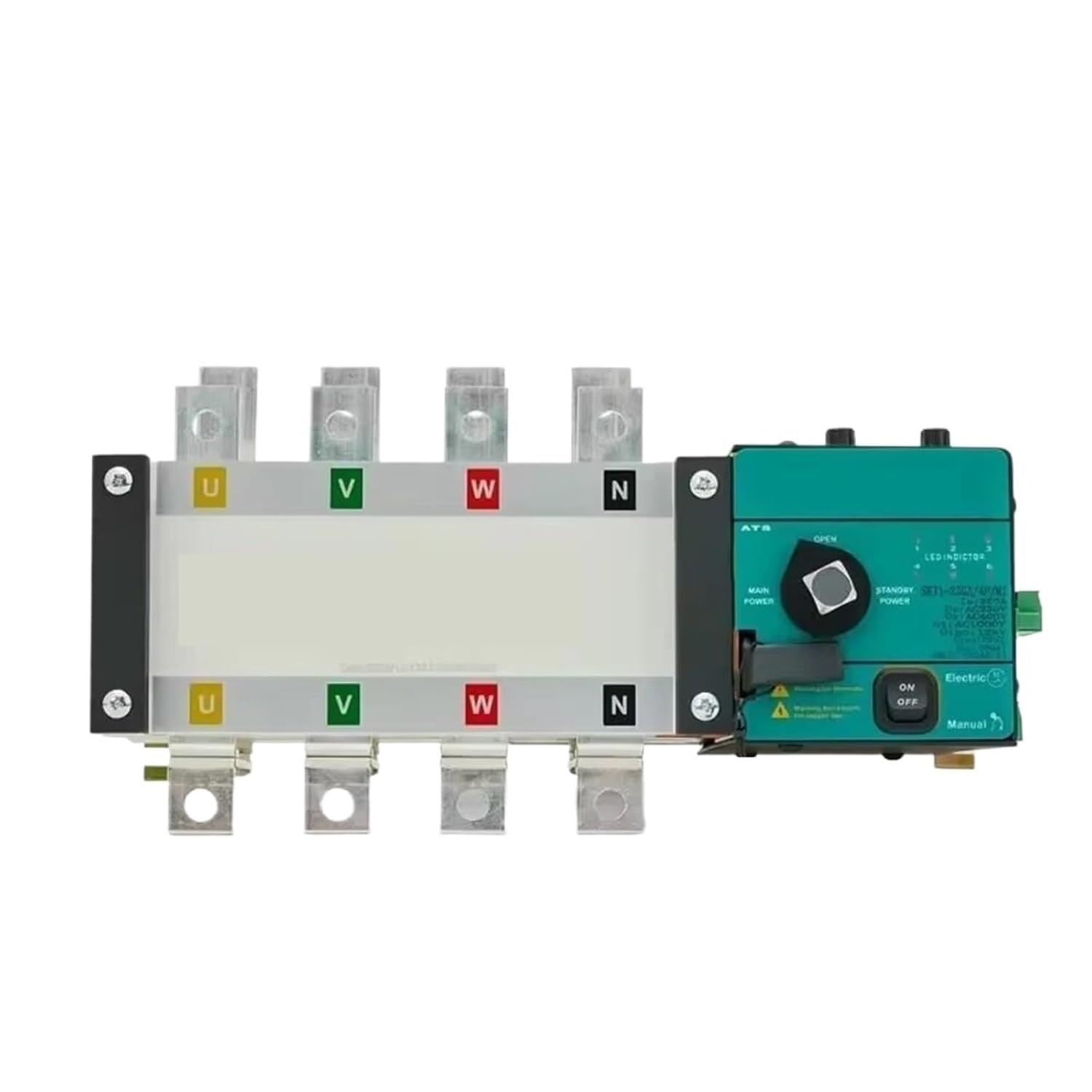 4P 100A 160A 250A 630A ATS Dual Power Automatic Transfer Switch Control Module Circuit Breaker Generator Parts(630A 4P)