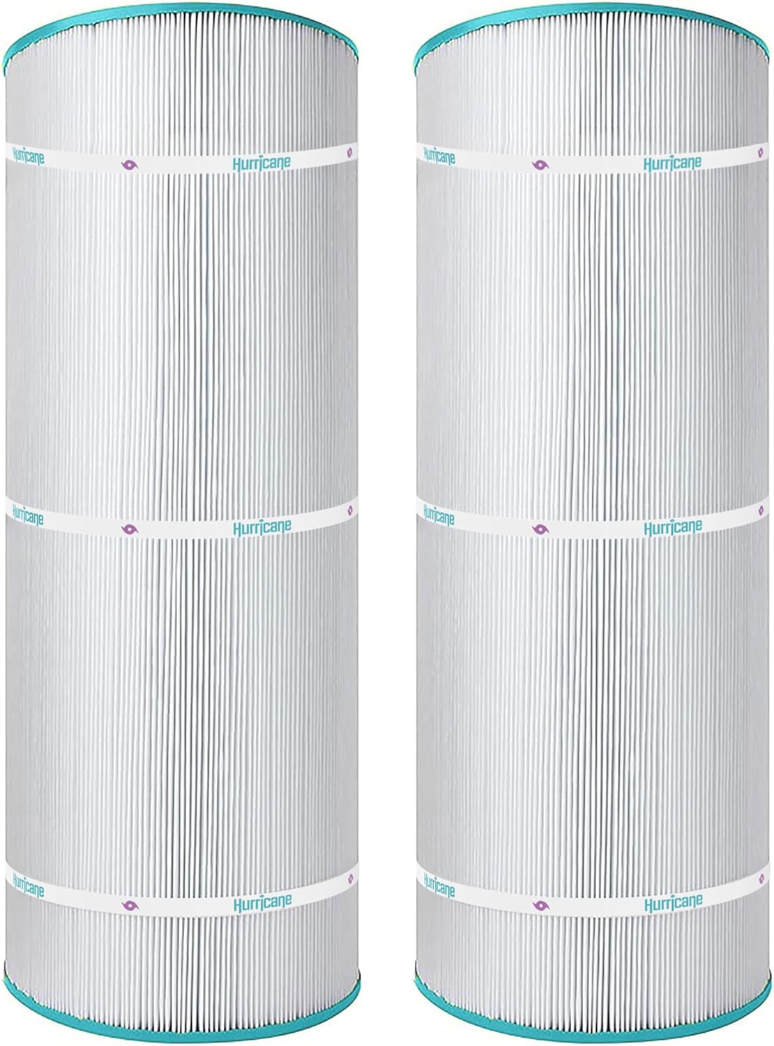 Hurricane Filters 2 Pack HF8414-01 Advanced Pool Filter Cartridge - Replacement for PWWCT150, Unicel C-8414, Filbur FC-1287, Waterway Clearwater II 150, Pro-Clean 150, Hayward X-Stream CC1500