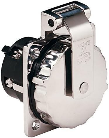 AMRM-6373EL * Marinco 50 AMP Easy Lock Power Inlet