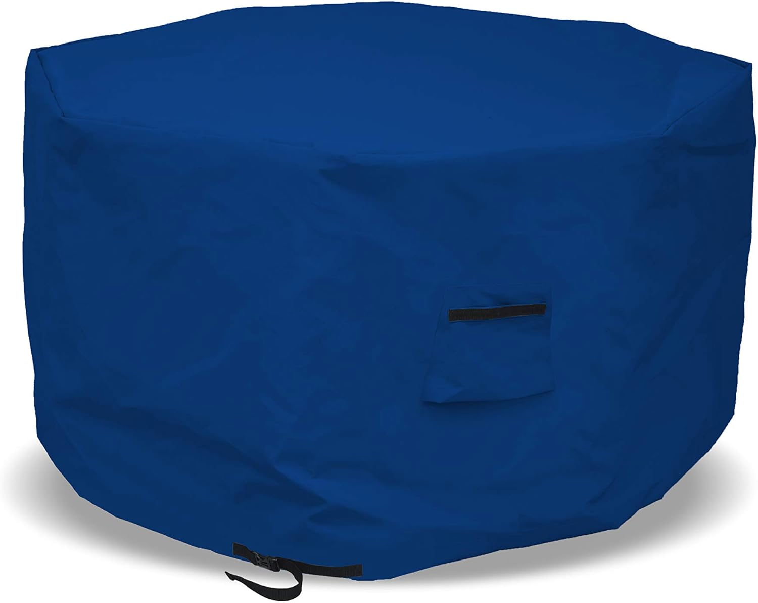 Octagon Fire Pit Cover 18 Oz Waterproof - 100% Weather Resistant Outdoor Fire Pit Table Cover with Air Pocket & Drawstrap for Snug Fit (40