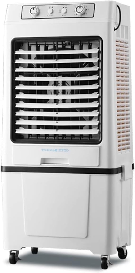 Portable Air Conditioner Fan for Small Rooms with Split Water Tank Portable Air Conditioners for Bedrooms 3 Speeds for Bedroom Kitchen Office(Black)