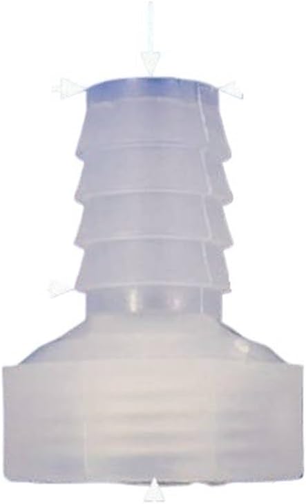 Revive Furniture 5~100pcs G1/2 Female Thread Straight Connector Irrigation Soft Hose Joints Aquarium Fish Tank Adapter Pagoda Pipe Fittings(14-G1l2,100pcs)