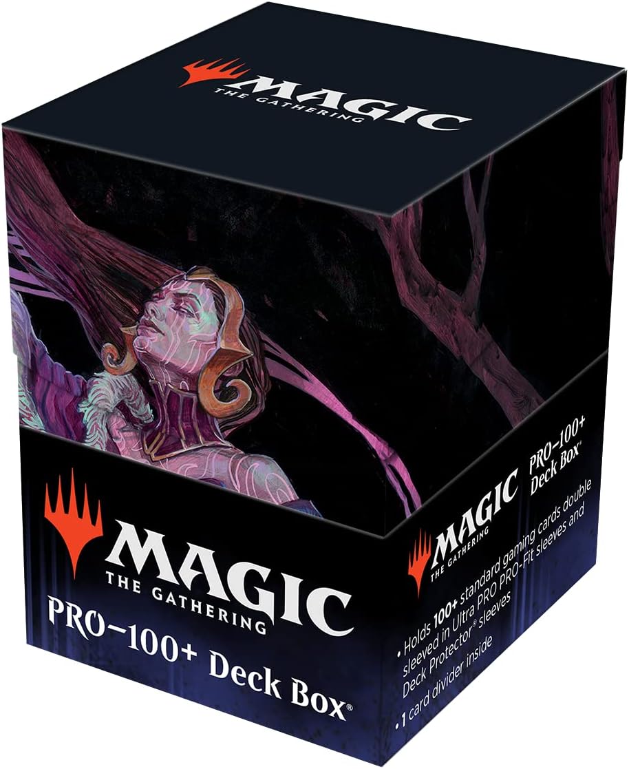 Ultra Pro - Magic: The Gathering Double Masters 100+ Card Deck Box Liliana, The Last Hope - Protect and Store your Collectible Gaming Cards, Trading Cards or Sports Cards in A Self Locking Deck Box