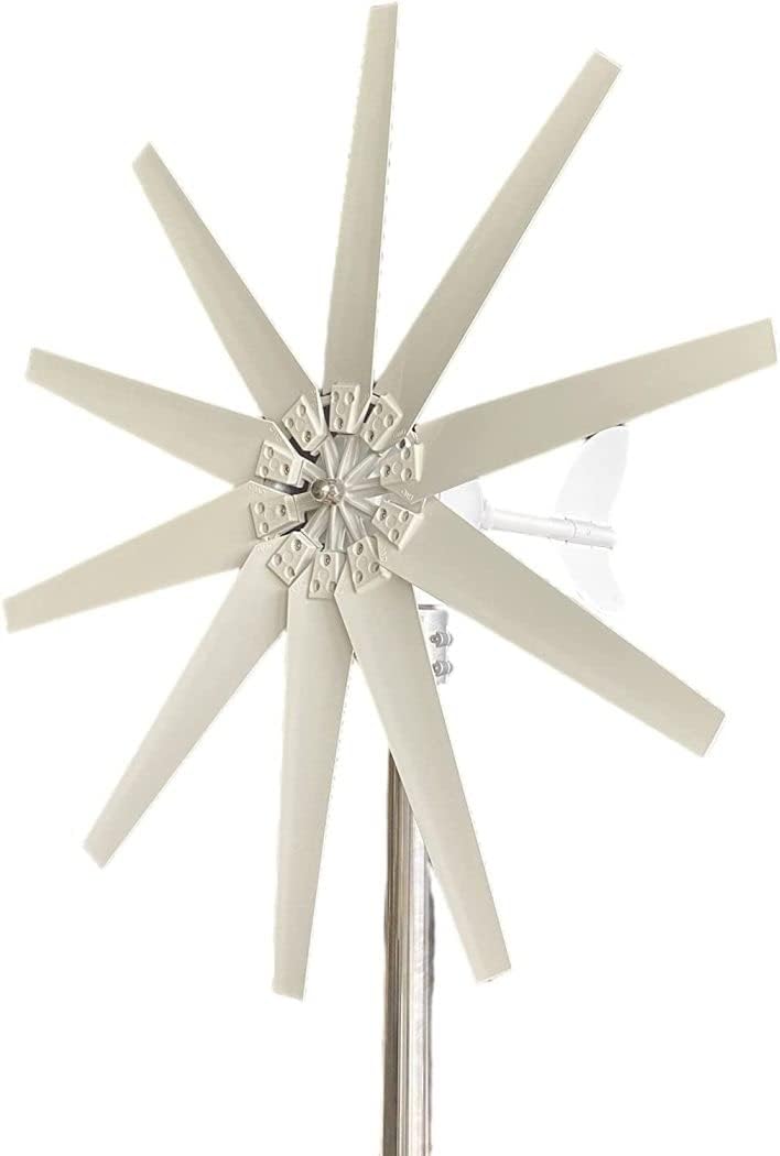 LiuSj JUnSt 10000W Wind Turbine Generator 10 Blades Free Energy Windmill 12V -220V Wind Power with Controller for Home Outdoor Camping Use