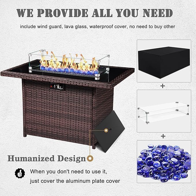 Outdoor Furniture Set with 44