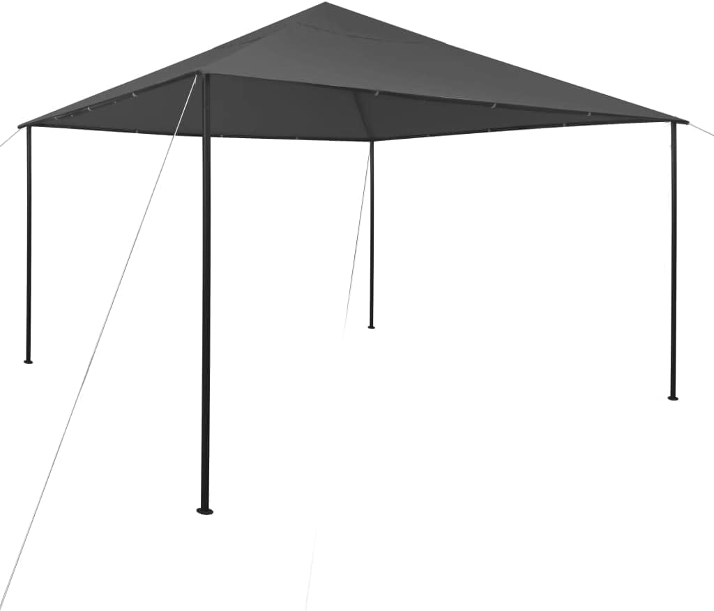 Gazebo 13.1'x13.1'x9.8' Anthracite 0.6 oz/ft,Large Gazebo for Outdoor Shelter Family Gatherings, Parties, Picnics Outdoor Structures, Outdoor Canopies, Gazebos