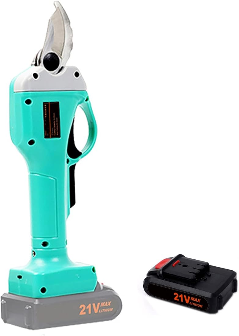 Electric Scissors Pruning Shears Cordless with Backup Rechargeable Lithium Battery, Power Tree Branch Pruner for 25mm/0.9in Cutting Diameter, Nibblers Branch Cutter for Gardening