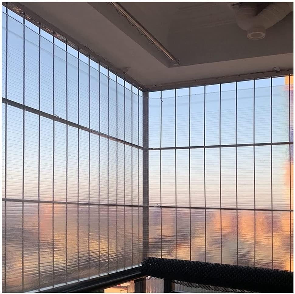 Polycarbonate Sheet, Outdoor Garden and Greenhouse Covering, Strong Impact and Shatterproof - 1 Pack (Color : Clear, Size : 59.1