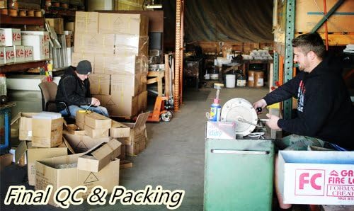 KIVA 7 Myard Country Oak Fire Gas Log Sticks (Logs+Hearth Kit+Propane Valve) for Propane Fireplace or Fire Pit