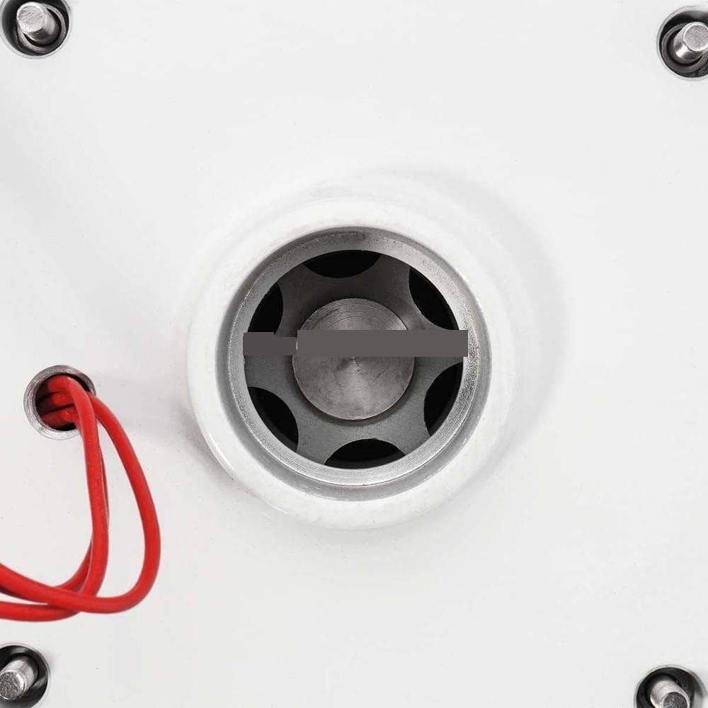 Wind Power Turbine Generator Low Speed 1000W 2000W 3000W 12V 24V 3 Phase Gearlessermanent Magnet Generator AC Pernators For Wind Turbine DIY (Color : Without base, Size : 48V_3000W)