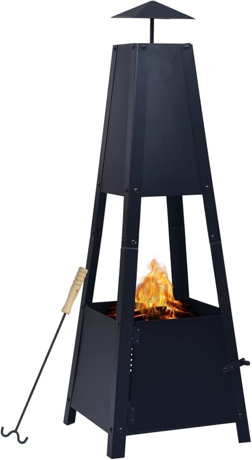 Fire Pits & Outdoor Fireplaces Fire Pit Black 13.8