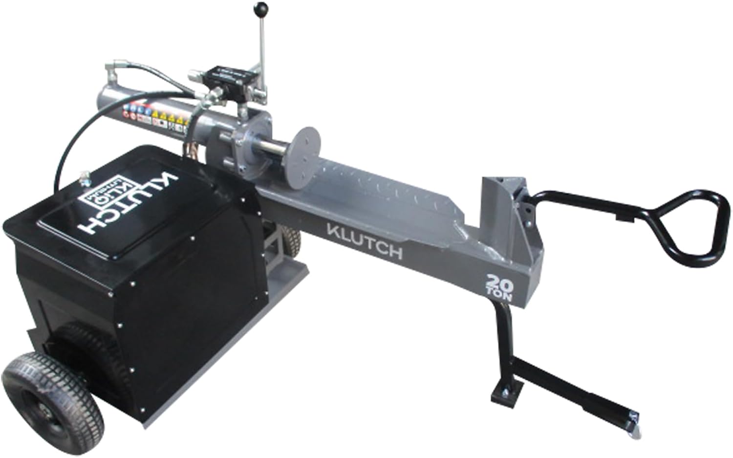 Klutch 20-Ton Battery-Powered Log Splitter, Bare Tool, 20-Ton Ram Force, 20.5in.L x 16in. Dia. Max. Log Size