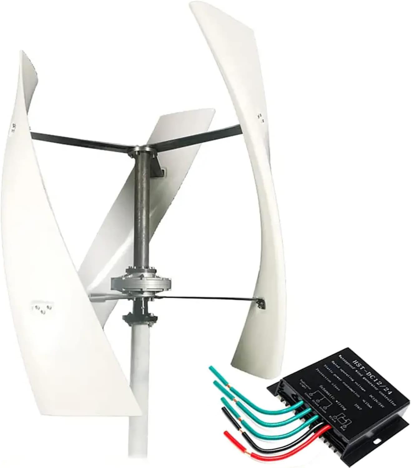 PERON 6000W Magnetic Levitation Wind Turbine Generator,110V 220V No Noise Vertical Axis Wind Turbine Generator Kit with MPPT Controller for Home Energy Supplementation (220V)