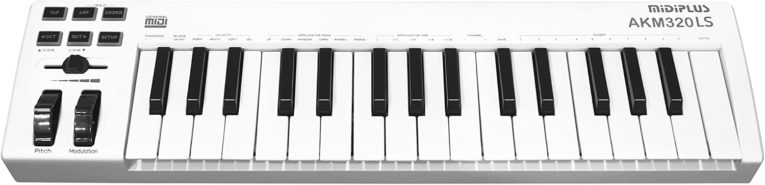 MIDIPLUS AKM320LS USB MIDI Keyboard Controller with sound