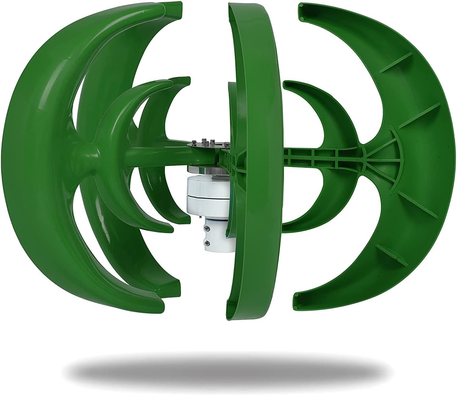 Wind Turbine 9000W 5 Blade Wind Vertical Axis Generator 3 Phase AC Permanent Magnet Generator Wind Generator Kit with Controller