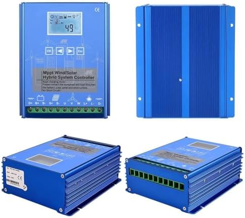 16000W MPPT Solar & Wind Hybrid Charge Controller - 12V/24V/48V Intelligent Regulator for Solar Panels & Wind Turbines, Optimal Energy Management & High Efficiency