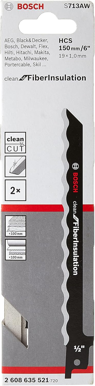 Bosch 2330057 Sabre Saw Blade, Black