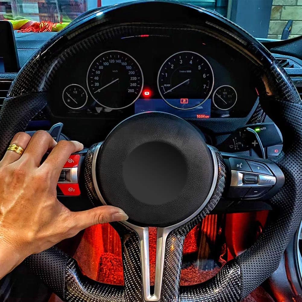 Qiilu 4th Gen LED Performance Steering Wheel Race Digital Display Shift Indicator Lights OBD2 Module Kits
