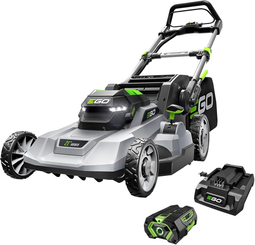 EGO Power+ Electric Lawn Mower, Cordless Push, Includes 56V 4.0Ah Battery and Charger - LM2112