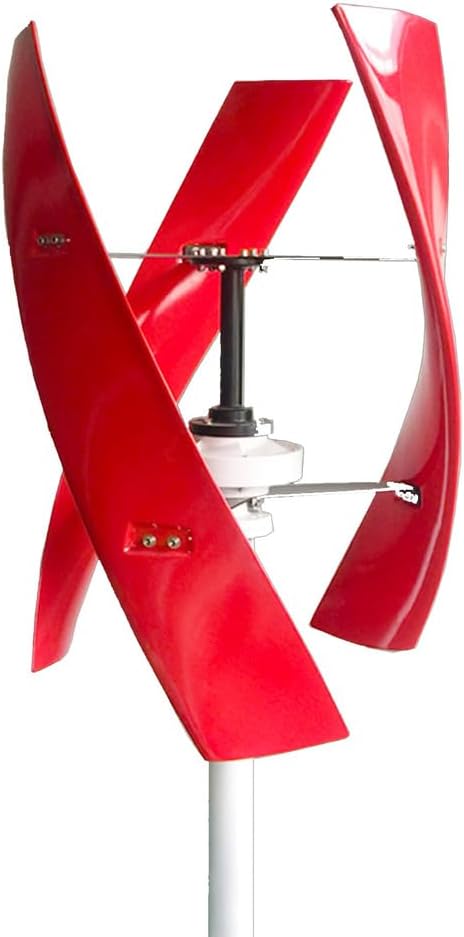 Wind Turbine Generator Kit, 12V-220V 14000W Wind Power Generator, 3 Spiral Blades Vertical Axis Wind Power Wind Maglev Generator Energy