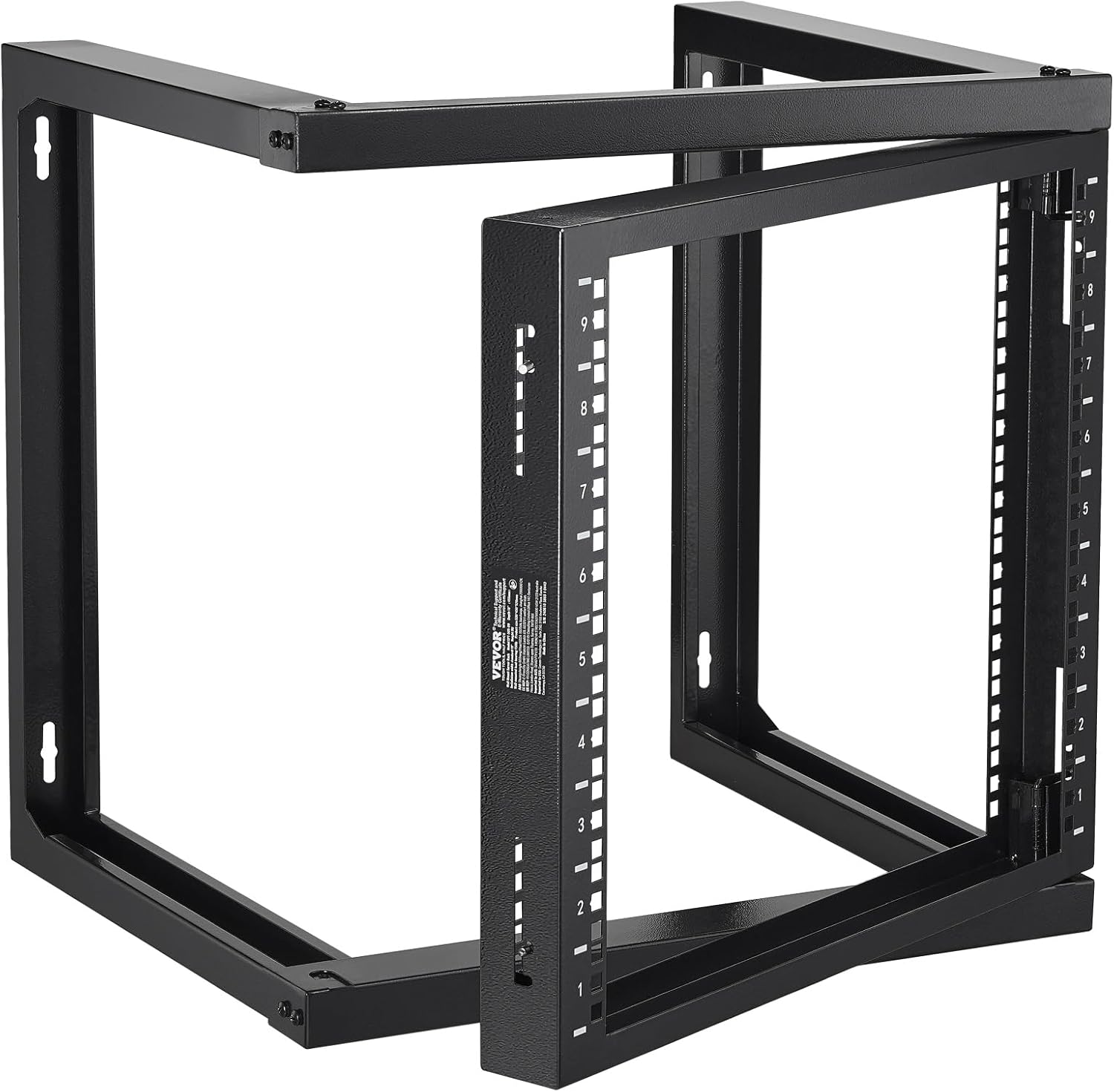 VEVOR 9U Server Rack, Wall Mount Network Rack for 19 Inch IT & AV Equipment, Open Frame 18