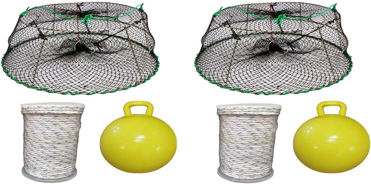 KUFA Sports Tower Style Prawn Trap with Prawn Trap Accessory Combo (CT77+FYM405) x2