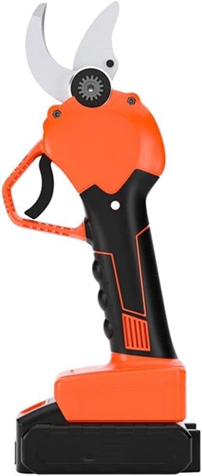 Lawn Mowers Electric Pruning Machine Multifunctional Household Small Lawn Mower Orange Lawn Branch Trimmer with Large Capacity Lithium Battery (Orange 2)