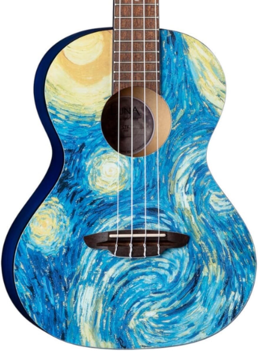 Luna Starry Night Tenor Ukulele with Gigbag